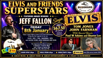 ELVIS and FRIENDS "SUPERSTARS" Dinner show