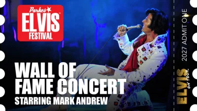 Parkes Elvis Festival 2027 - Wall of Fame Concert - Mark Andrew