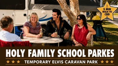 Parkes Elvis Festival 2027 - Holy Family Temporary Caravan Park