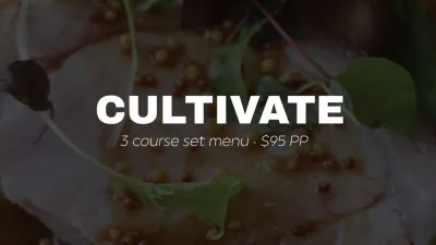 Cultivate by Lazy River Estate- Friday 27th November