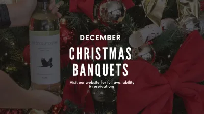 Christmas Banquet at Lazy River Estate - Thursday 3rd December 2026