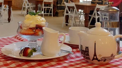 Strawberries & Cream Saturdays in Spring at Abercrombie House