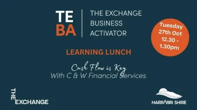 Learning Lunch - Cash Flow is Key