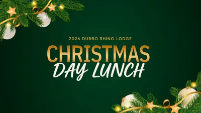 Christmas Day Lunch 2026 Dubbo Rhino Lodge
