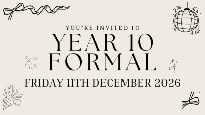 Year 10 Formal 2026