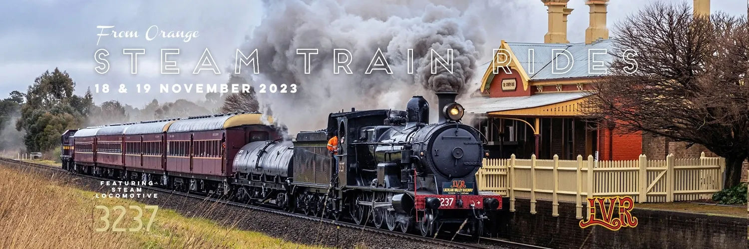 LVR Steam Train - Orange